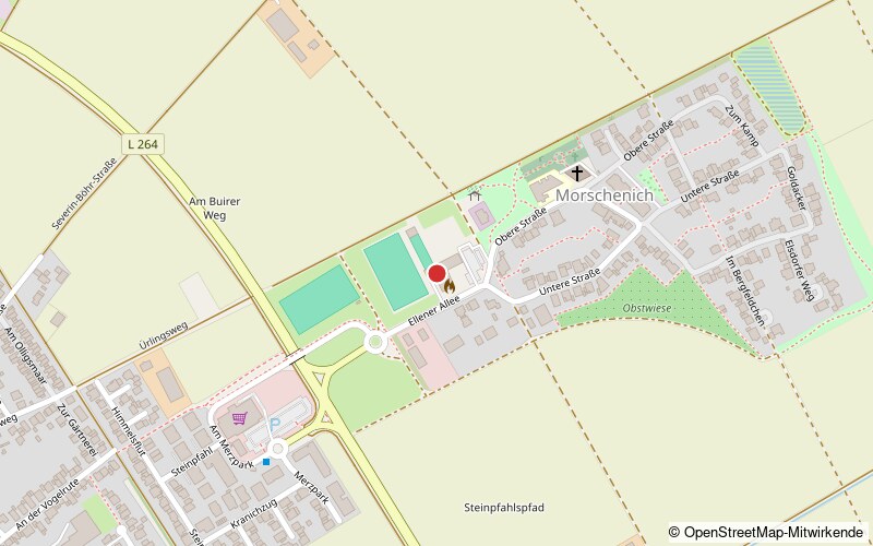 Kartenausschnitt Bürgerwaldzentrum Morschenich