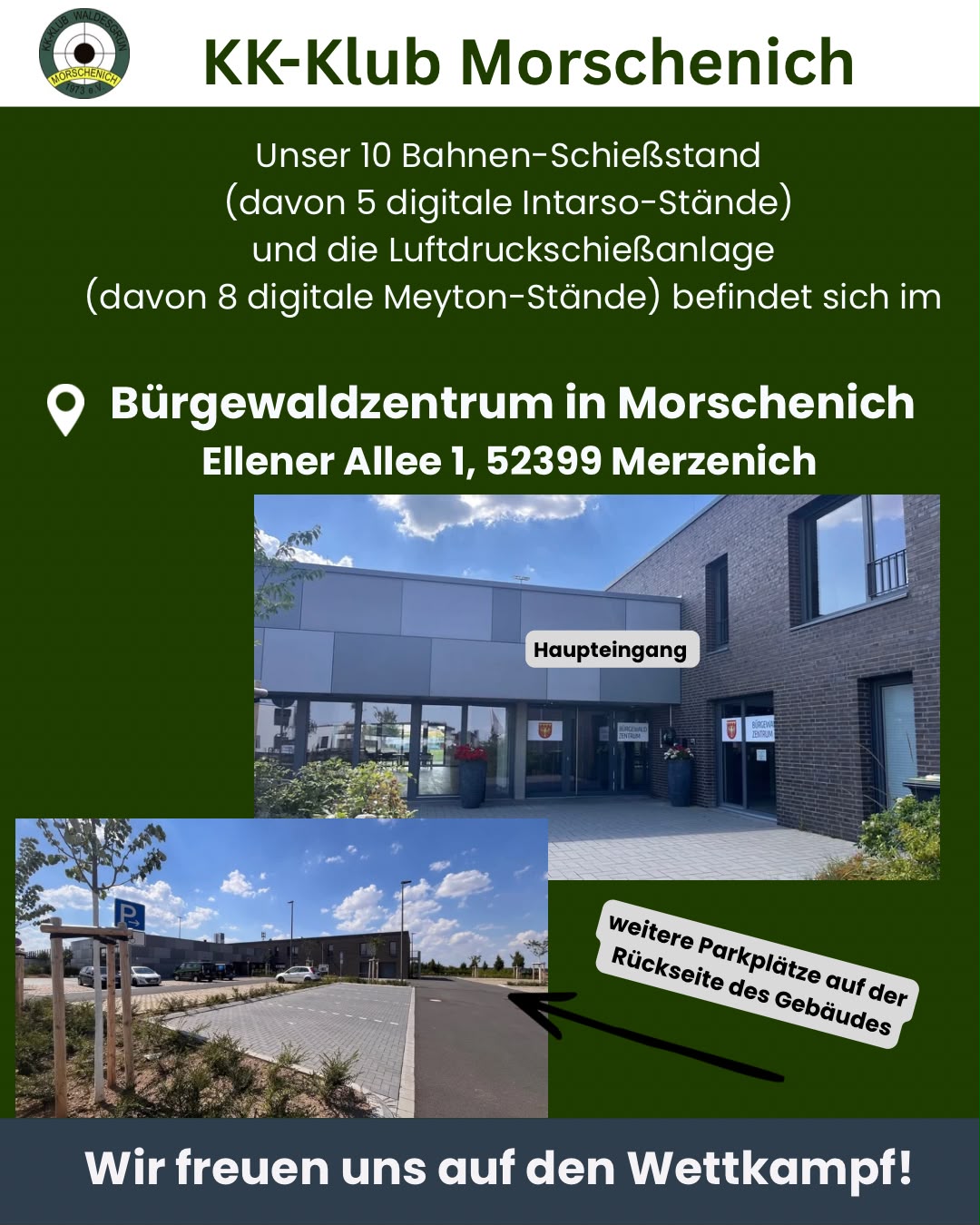 Anfahrtsbeschreibung zum Bürgerwaldzentrum Morschenich